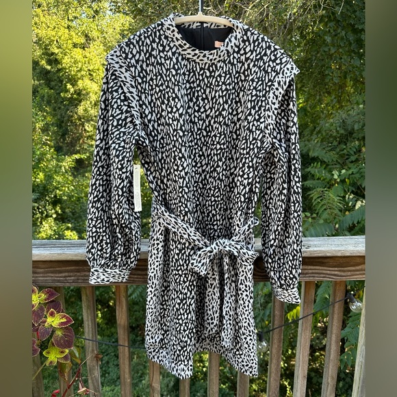 nwt ANTHROPOLOGIE | Hutch Spotted Mini Dress | Large - Picture 9 of 14